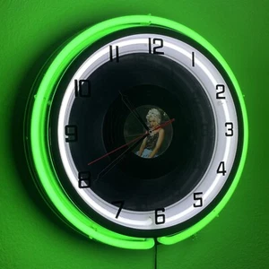 Reloj de neón personalizado disco vinilo Gwen Stefani of No Doubt “Rich Girl” 1 de 1 - Imagen 1 de 10