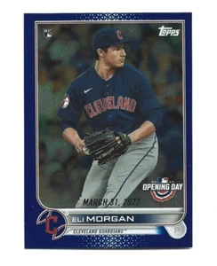 2022 Topps Opening Day Blue Foil #170 Eli Morgan RC, Chicago Cubs - Picture 1 of 1
