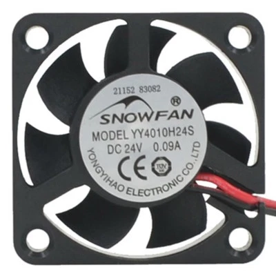 YY4010H24S 24V 0.09A DC oil bearing cooling fan 4010 4CM - Image 1 of 4