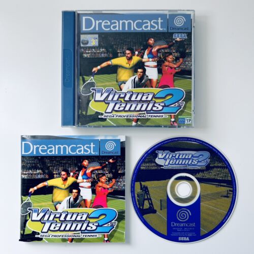 Virtua Tennis 2 Sega Dreamcast Game Boxed Complete w/ Manual PAL