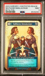 PSA 9 - Selfsame Simulacrum (Elite Foil) Beta - Sorcery - Bild 1 von 5