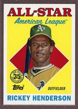 2023 Topps Series 2 1988 Topps Retro All-Star #32 Rickey Henderson (A's)