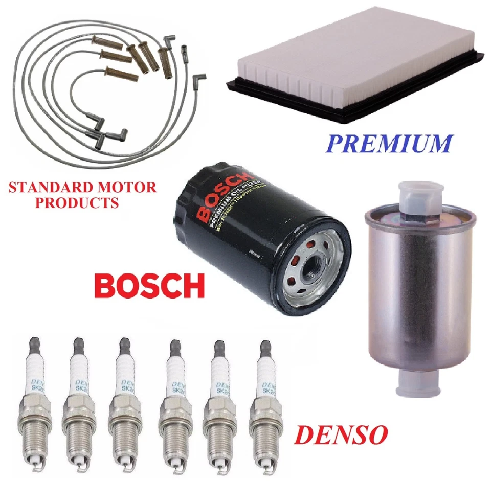调整套件过滤器电线火花塞适用于OLDSMOBILE CUTLASS SUPREME V6 2.8L 1989 — 第 1/1 张图片