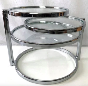 Leitmotiv Double Swivel Coffee Table - Picture 1 of 12