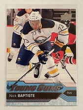 2016-17 Upper Deck Nick Baptiste Young Guns Rookie RC #477 Series 2 Hockey