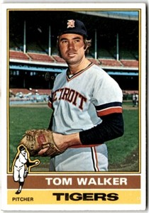 1976 Topps #186 Tom Walker Tigers