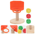 bird basketball game Parrot Chew Bite Toy Kit Playground Activity Cage