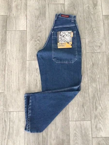 BOYS SMITH & JONES BAGGY SCATE CARPENTER BLUE JEANS ZIP FLY WAIST 24 = 9-10 YRS - Picture 1 of 3