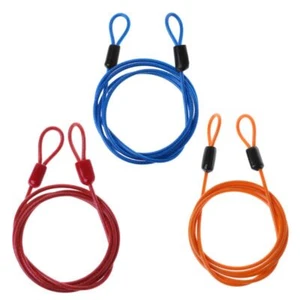 Bike Lock Chain with Round End Bike Lock Rope for Outdoor Equipment - Picture 1 of 10