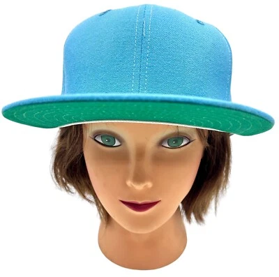 Gorra de béisbol vintage New Era DuPont visera azul claro talla mediana/grande/hecha en EE. UU. Foto 1 de 4