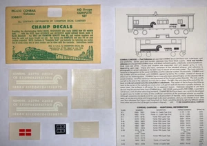 CALCOMANÍA CHAMP HO - CONRAIL / CR CABOOSE - AZUL con letras blancas - #HC-633 - Imagen 1 de 1