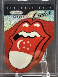 2025 Panini Prizm ROLLING STONES MOJO /99 INTERNATIONAL LICKS SINGAPORE #21 - Foto 1 di 2