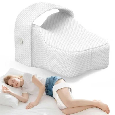Knee Pillow for Side Sleepers with Adjustable Strap – Memory Foam Leg Cushion... - Image 1 of 4