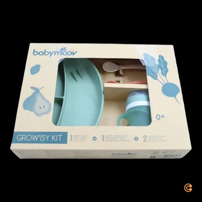 babymoov Geschirrset Set Babygeschirr 4teilig Kindergeschirr GROWISY Grün - Bild 1 von 4