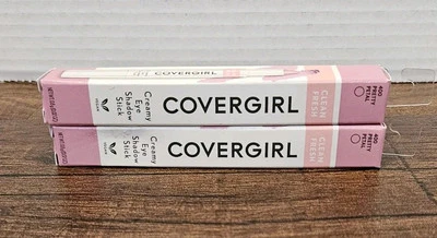 COVERGIRL Clean Fresh Creamy Eye Shadow Stick 400 Pretty Petal Lot of 2 Vegan - Image 1 of 4