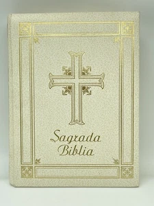 Sagrada Biblia Edicíon Católica Familiar De Lujo 2005 Heilige Bibel weiß EUC - Bild 1 von 19