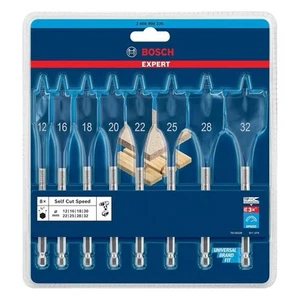 ⭐️⭐️⭐️x1 SET BOSCH EXPERT WOOD DRILL BIT SET SELF CUT 8 PCS PROFESSIONAL ⭐️⭐️⭐️ - Picture 1 of 2