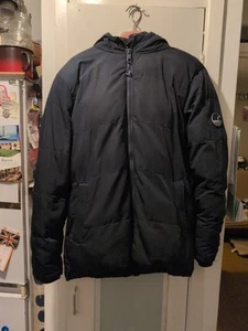 Abrigo acolchado Soulcal & Co California para hombre talla mediana negro con capucha - Imagen 1 de 14