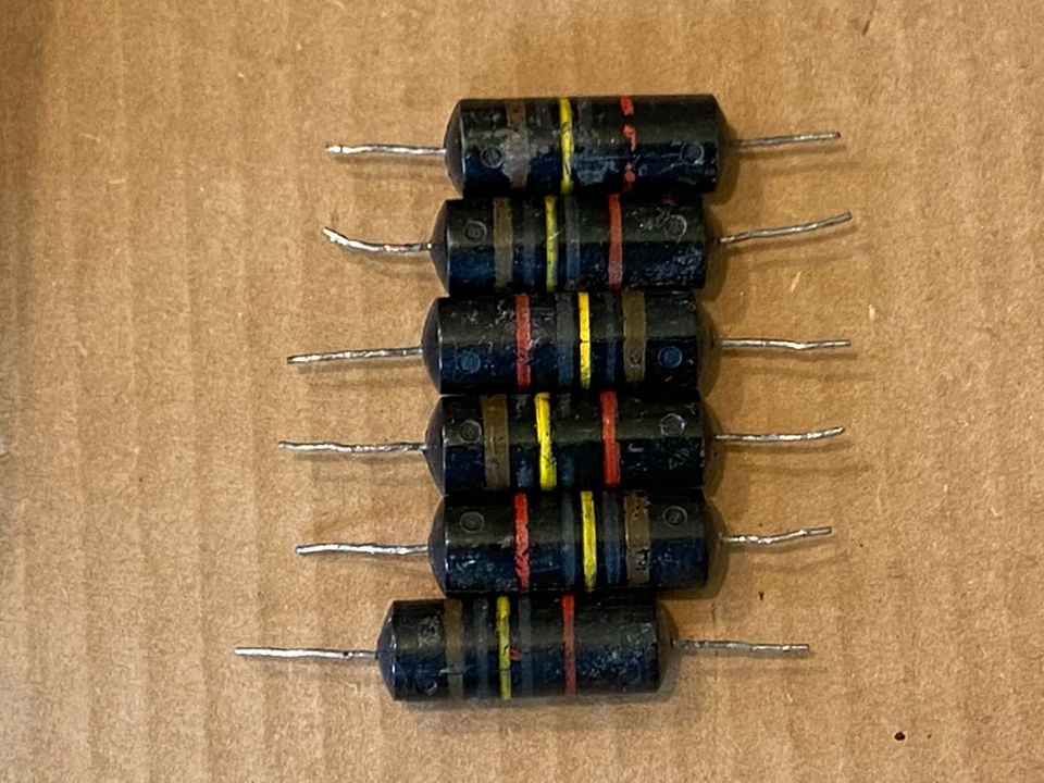 6 condensadores de tono de guitarra Sprague Bumble Bee .1 uf 200v 20% de colección Foto 1 de 1