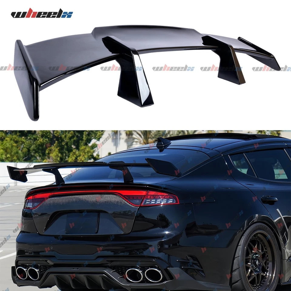 Alerón trasero negro brillante 58" Racing alerón GT PRO para KIA Stinger 2018-2023 Foto 1 de 4