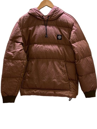 Piumino Stone Island struttura policolore nylon marrone taglia M #EG ADA