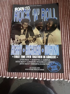 CHUCK BERRY ORIGINAL CONCERT PROGRAMME - UK 1995 - Picture 1 of 6
