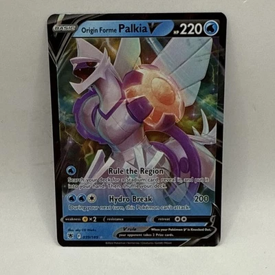 Origin Forme Palkia V 039/189 Swsh10: Astral Radiance Holo LP Trading Card - Image 1 of 2