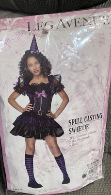 Spell Casting Sweetie Halloween Witch Teen Jr Costume Size M/L - Image 1 of 2
