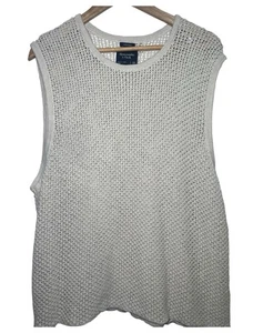 Camiseta sin mangas de punto Abercrombie & Fitch para hombre talla XXL recortada - Imagen 1 de 5