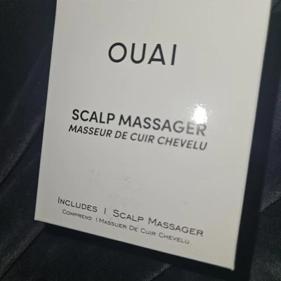 OUAI Scalp Massager Hair Shampoo Shower Brush Pink Silicone With Box New Sealed - Image 1 of 4