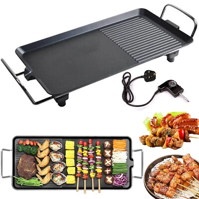 Elektrischer Grillplatte Tischgrill Teppanyaki Grill Griddleplatte Elektrogrill - Bild 1 von 4