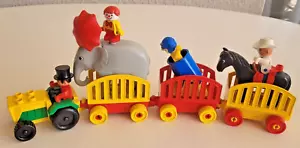 Vintage Lego Duplo Circus Carvan Set 2652 Very Clean Working Cannon Missing Dog - Picture 1 of 17