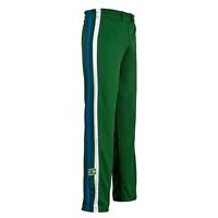 Unisex Green Brazil Capoeira Abada Martial Arts Elastic Trousers Pants 5 Sizes