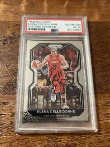 Elena Delle Donne IP Signed Prizm Card Psa Dna Coa Slab Autographed Mystics WNBA - Picture 1 of 2