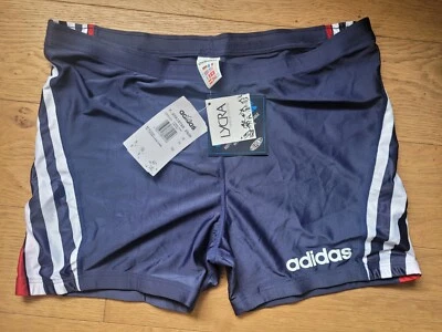 Vintage Adidas Running Shorts Sprinter Shiny Glanz 80's Tight Fitting 40 (A21) - Image 1 of 4