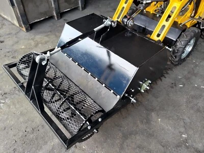 Neue Bodenfräse mit Krümelwalze für Minilader - Bild 1 von 4