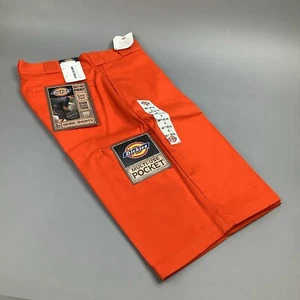 Dickies Mens Size 28 Orange 13” Work Shorts Loose Fit Multi-use Pocket - Picture 1 of 6
