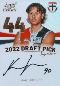 2023 afl select legacy Isaac keeler draft pick card no.098/175 st-kilda - Picture 1 of 1
