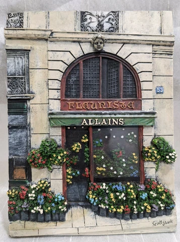 Scott Steele 3D Florist Allains Store Front Plaque Cover