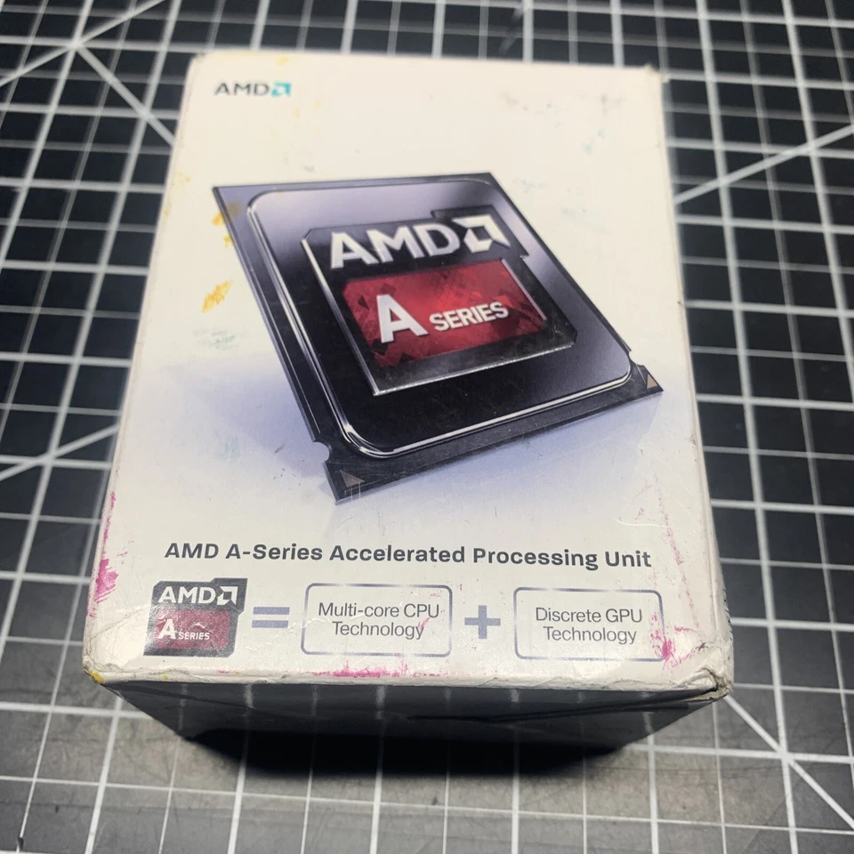 NEW AMD A8-6500 3.5GHz Quad-Core (AD6500OKHLBOX) Processor RARE Retail Box - Image 1 of 4