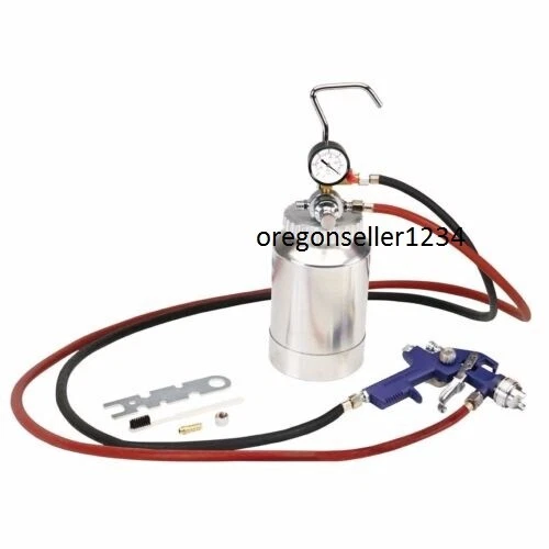 64oz. Professional Automotive Industrial High Volume Low Pressure Spray Gun Kit  - Image 1 of 2