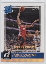 2015-16 Panini Donruss Rated Press Proof Gold /10 Jahlil Okafor #229 Rookie RC