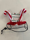 Nwt Pet Cat Headband Christmas Theme Candy Cane Red White Adjustable New Os