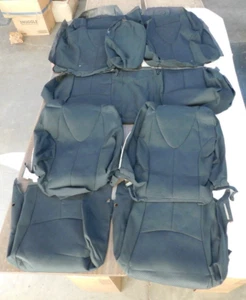 New Take-off OEM 2011 Toyota Camry Black Cloth Seat Covers Set SE 2010 2009 2008 - Picture 1 of 11