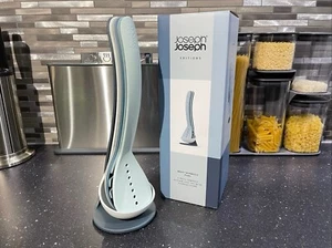 Joseph Joseph New Sky Blue 5 Piece Nest Utensil Set With Stand RRP £35 - Imagen 1 de 4