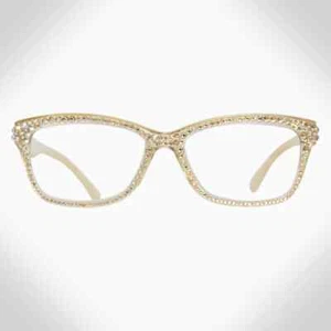 Lectores dorados para mujer Jimmy Crystal con cristales de Swarovski - Imagen 1 de 2