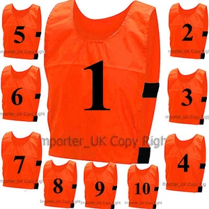 Baberas de entrenamiento deportivo - ideales para práctica en equipo y ejercicios grupales de fútbol de cricket - Imagen 1 de 16