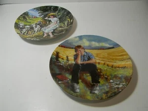 Platos coleccionables Reflexiones de la infancia canadiense Stewart Sherman PL7 - Imagen 1 de 8