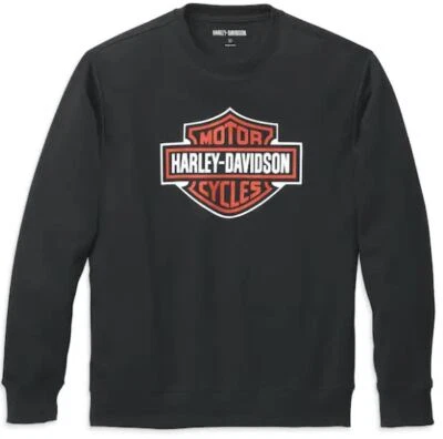 Sudadera Para Hombre Harley-Davidson "BAR & SHIELD" 99121-22VM Negra - Imagen 1 de 3