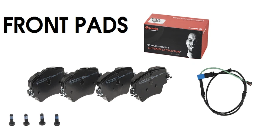 FOR BMW 320i MSPORT G20 FRONT BREMBO BRAKE PADS & WEAR SENSOR BRAND NEW - Image 1 of 1